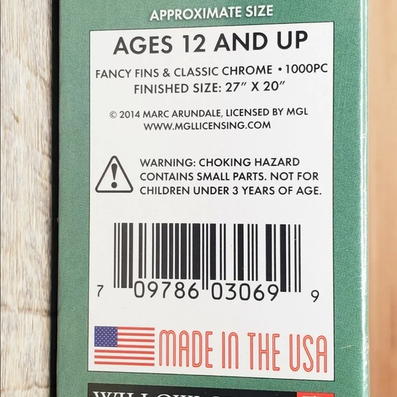 Willow Creek Classic Chrome Car 1000 Piece Puzzle - Picture 4 of 5